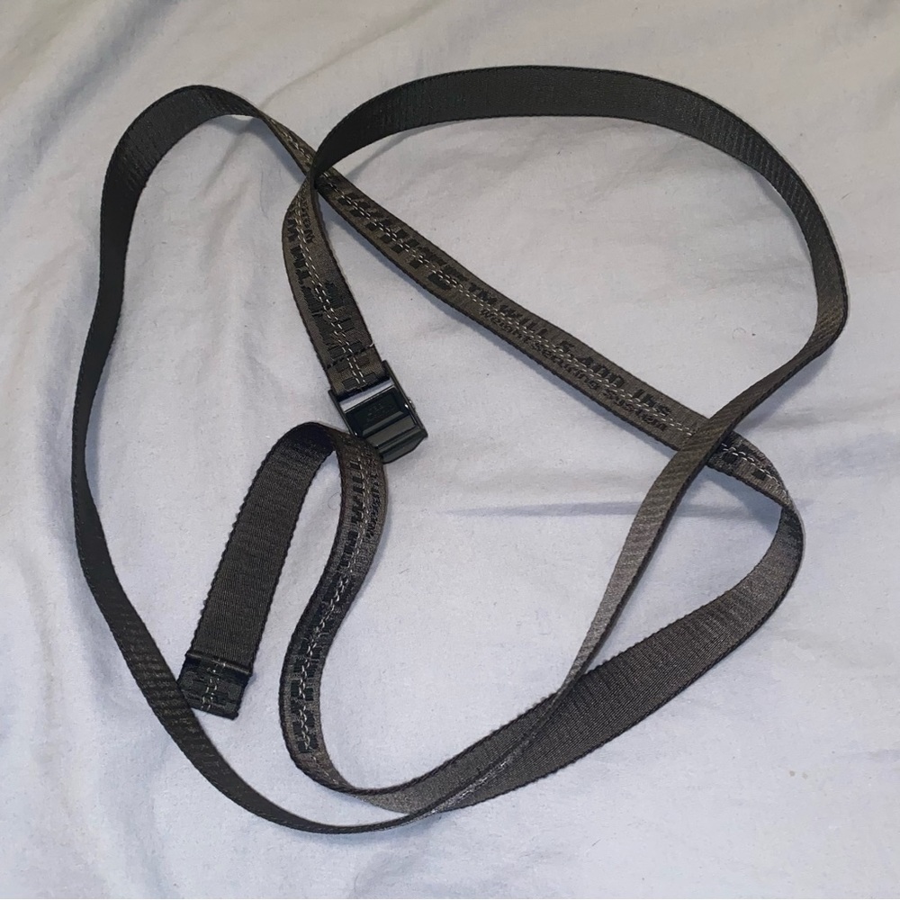 Off-White Black Mini Industrial Belt